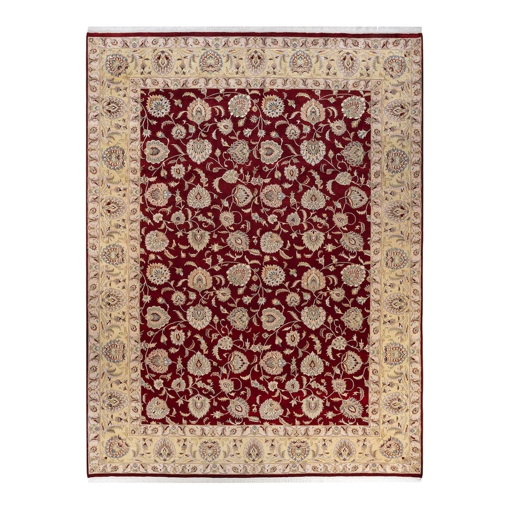 Overton Hand Knotted Wool Vintage Inspired Traditional Mogul Re Area Rug - 9 x 12
