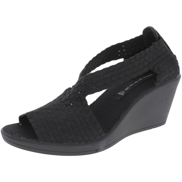 steve madden woven wedge