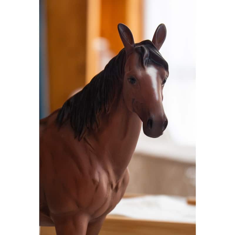 9" Standing Horse Outdoor Garden Statue