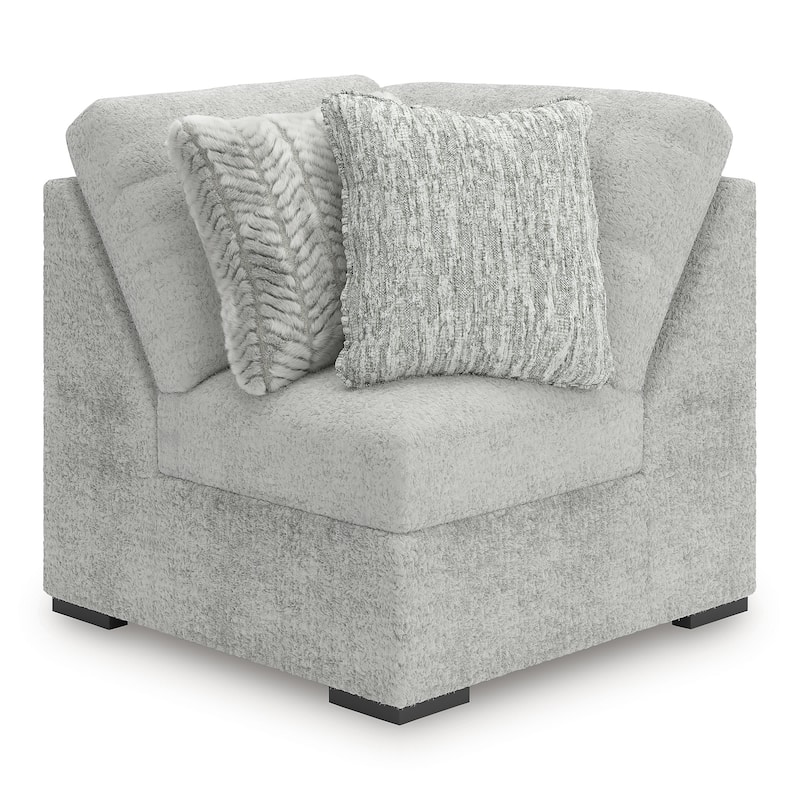 Signature Design by Ashley Snodoodle Gray 10-Piece Sectional - 144" W x 113" D x 40" H