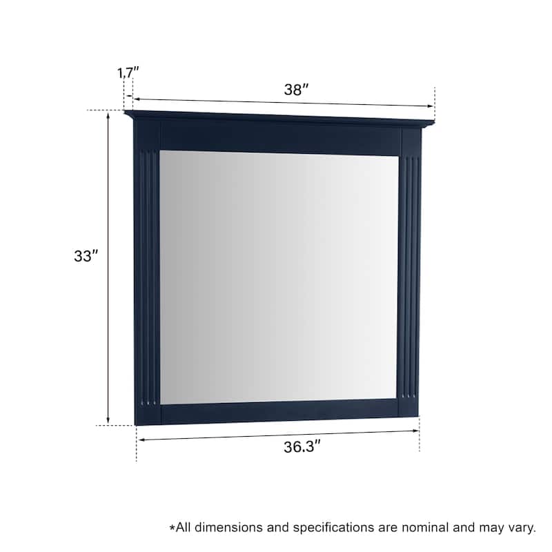 Modern 38" W Bathroom / Vanity Mirror