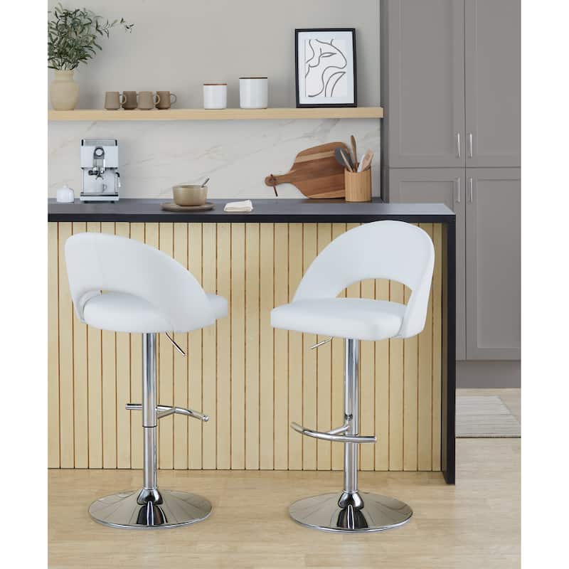 Renee Adjustable Barstool - Set of 2
