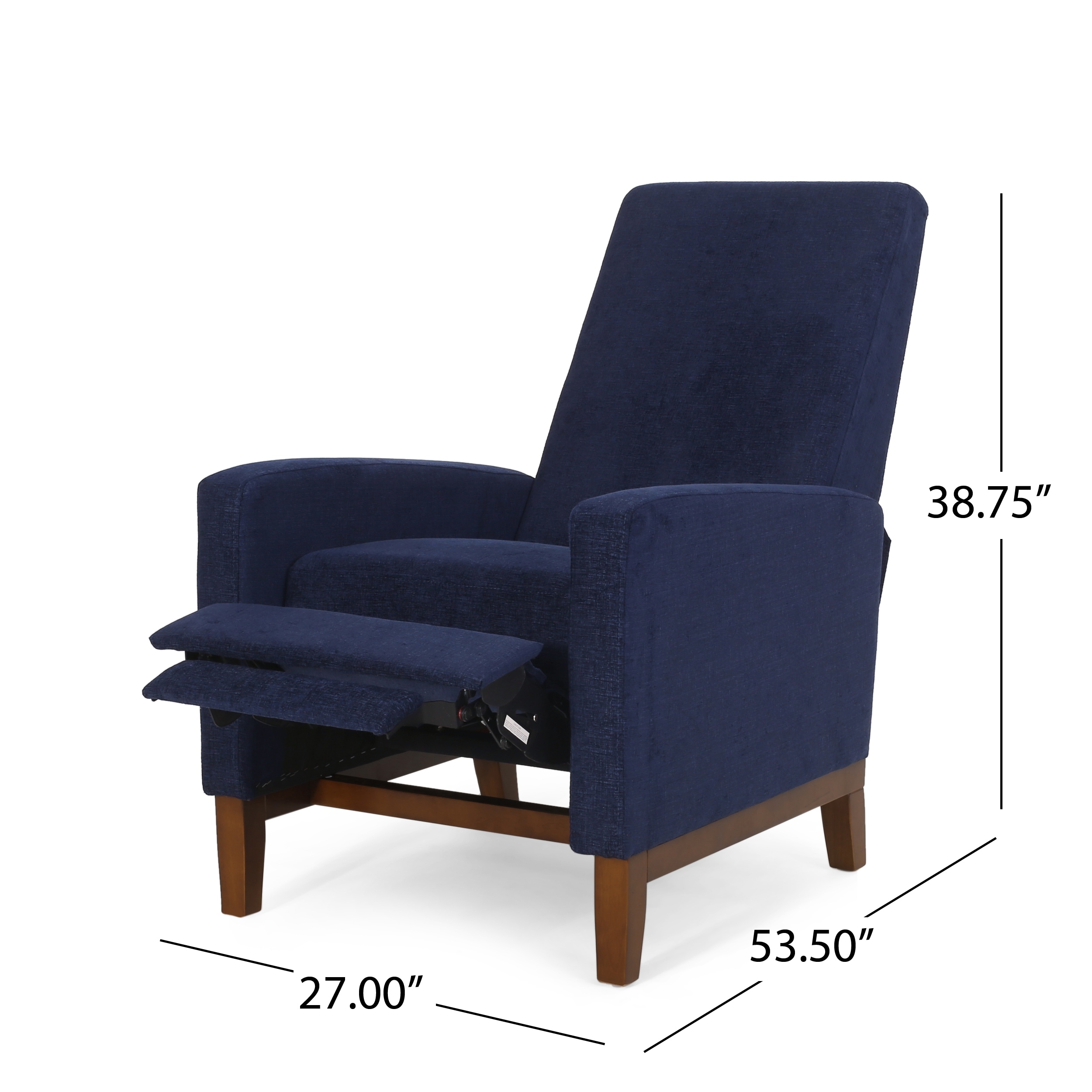 Kalstrom Upholstered Pushback Recliner by Christopher Knight Home Bed Bath Beyond 34430689