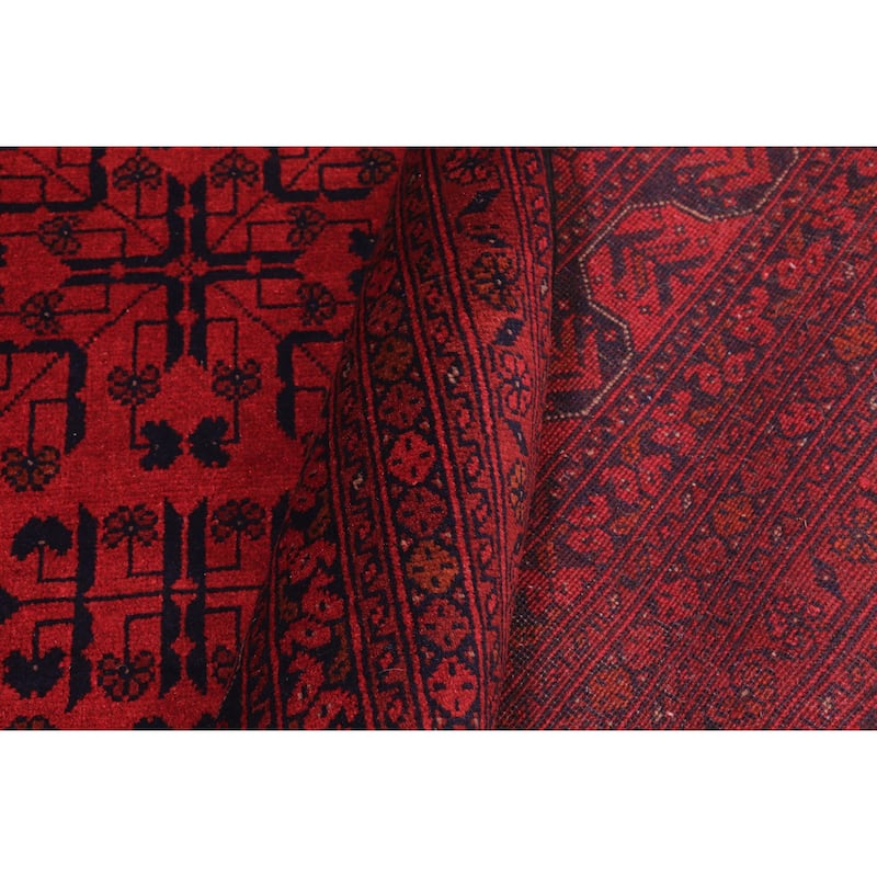 Southwestern Biljik Khal Mohammadi Elaina Red/Black Rug - 8'4'' x 11'1''