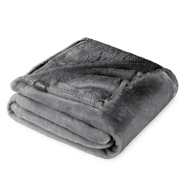 slide 2 of 111, Bare Home Microplush Fleece Blanket - Ultra-Soft - Cozy Fuzzy Warm Full - Queen - Grey