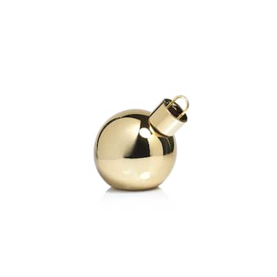 LED Oversized 7.75" Gold Glass Ball Ornament - 7.75