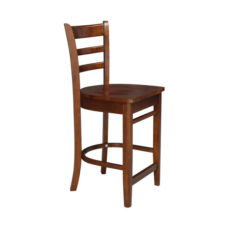 International Concepts Solid Wood Emily Dining Stool