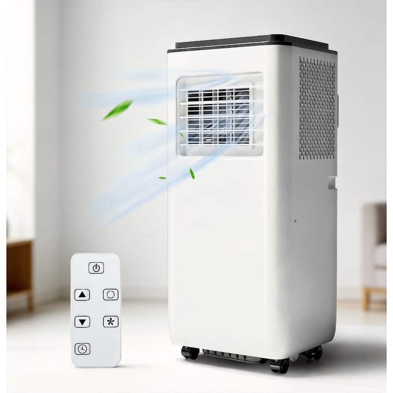 10000 BTU Portable Air Conditioner, 24H Timer Function - White