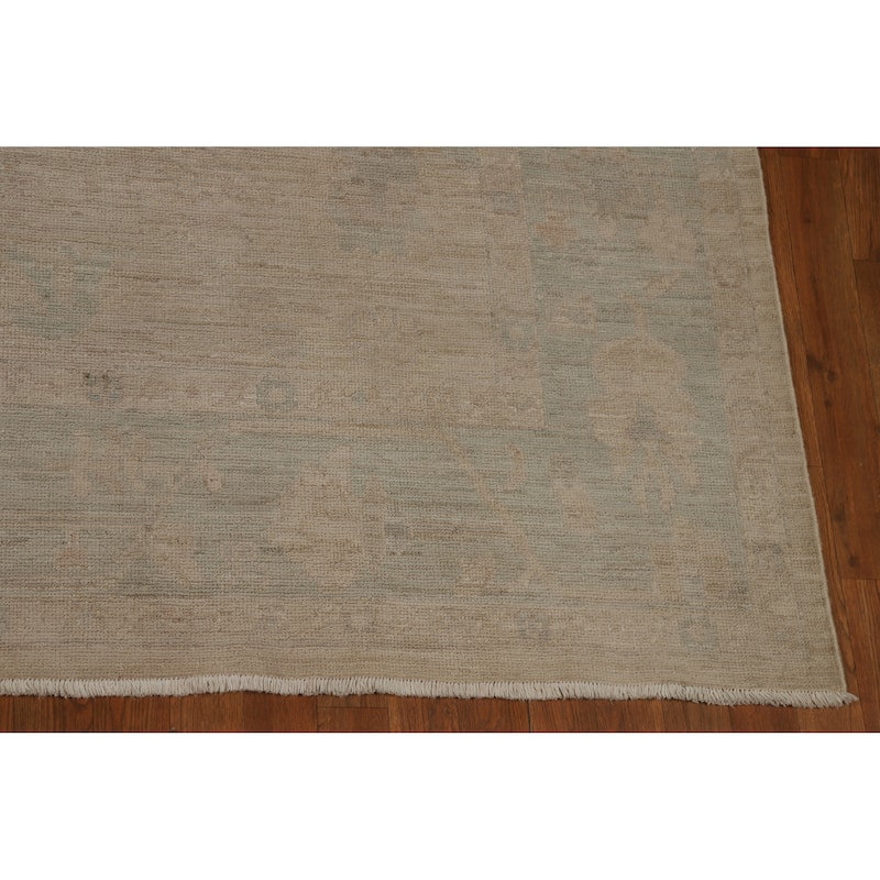 Transitional Oushak Turkish Rug Hand-Knotted Wool Carpet - 8'3"x 10'0"