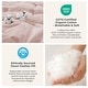 preview thumbnail 4 of 13, Medium Warmth 300TC Organic Cotton Down Comforter - 100% Natural, Chemical-Free, All Season Duvet Insert