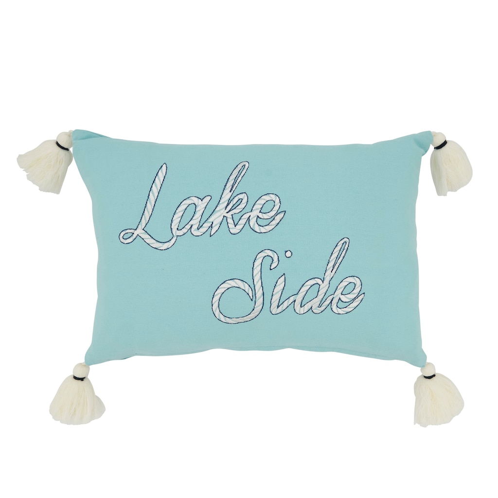 Lake Side Serenity Throw Pillow