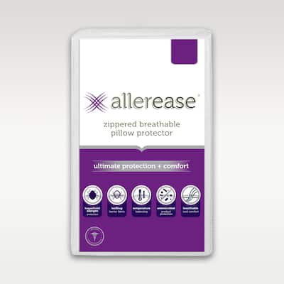 AllerEase Ultimate Protection Zippered Pillow Protector