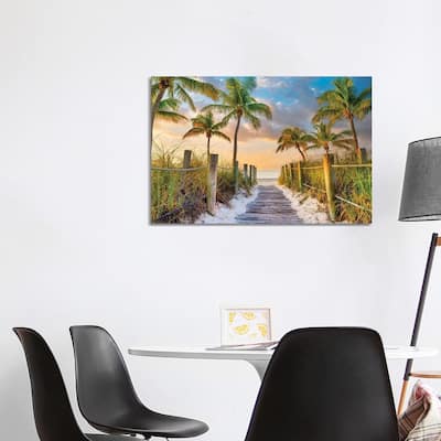 iCanvas "Tropical Beach Sunrise Key West Florida" by Susanne Kremer Canvas Print