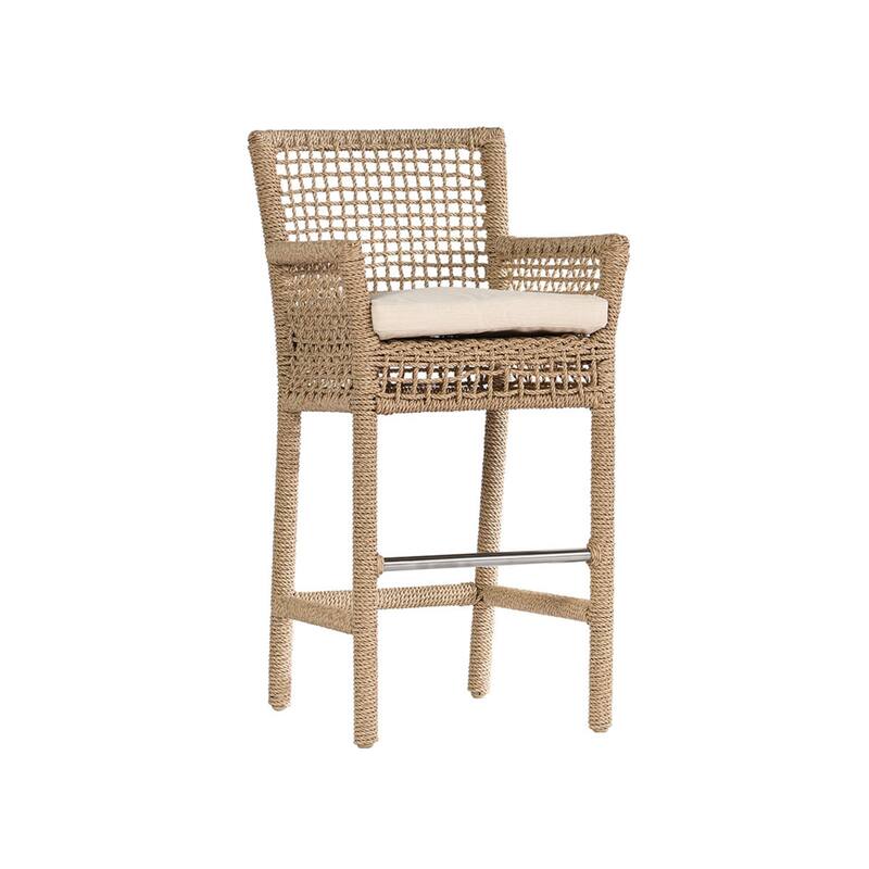 Classic Home Brisbane Woven Outdoor Bar and Counter Stools