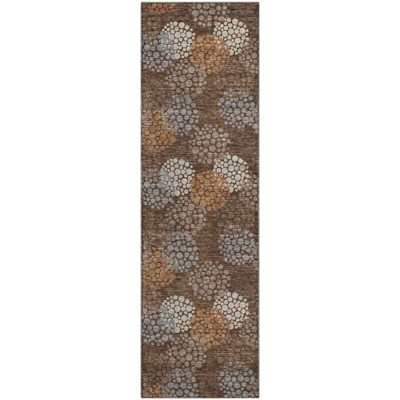 Premium Washable Super Soft Contemporary Clusters Mayfield Rug