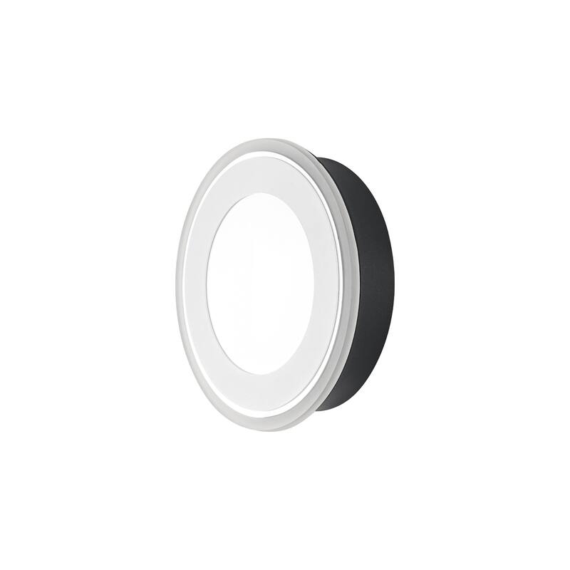 7.7"W Modern LED Flush Mount Ceiling Light - 13W 3000K Warm Light, Dimmable Round Fixture for Bedroom - 1 Light