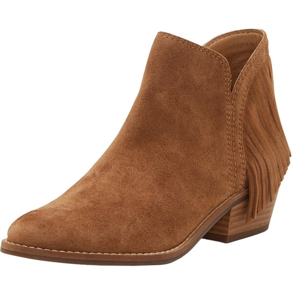 lucky suede booties