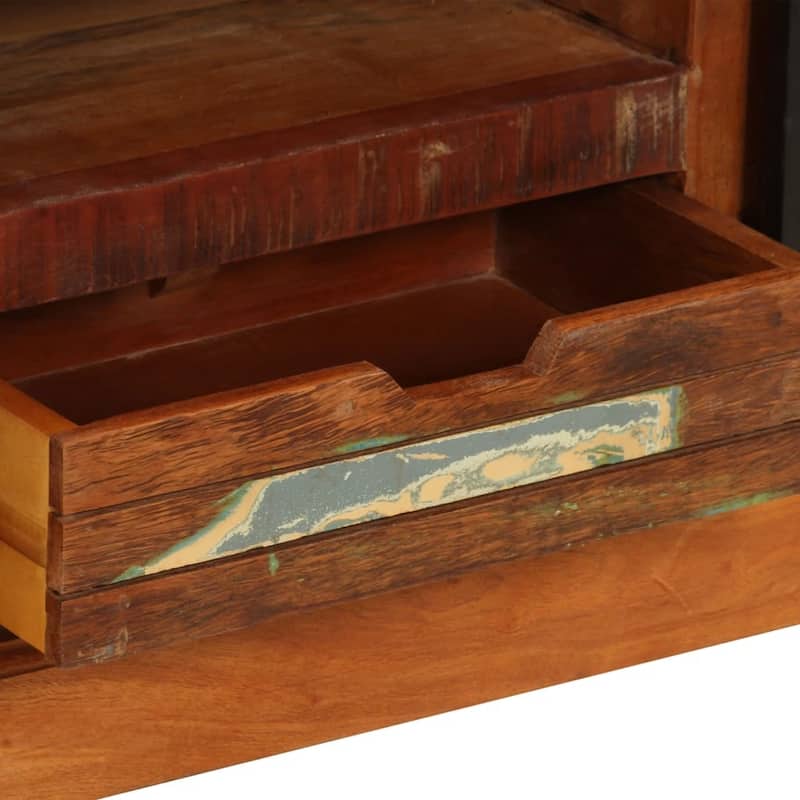 vidaXL TV Stand 43.3"x11.8"x17.7" Solid Wood Reclaimed