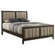 preview thumbnail 29 of 30, Wilkes 51-inch Upholstered Bed Dark Cocoa