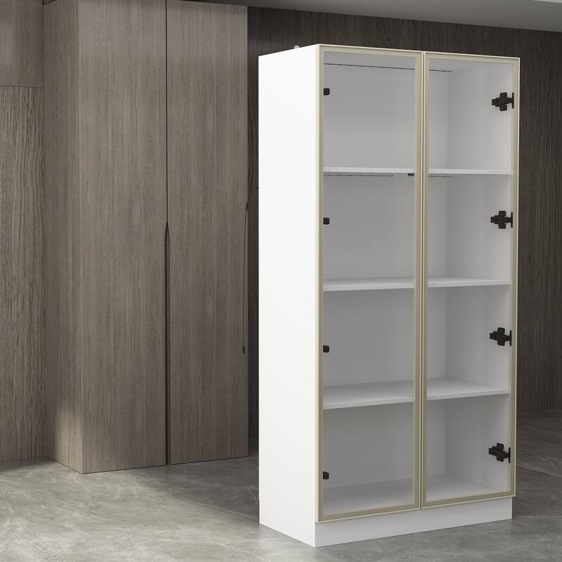 Multifunctional Tall Storage Bookcase for Office, Living Room, Bedroom
