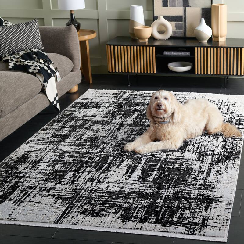 SAFAVIEH Mila Gunnfridur Modern Contemporary Abstract Rug