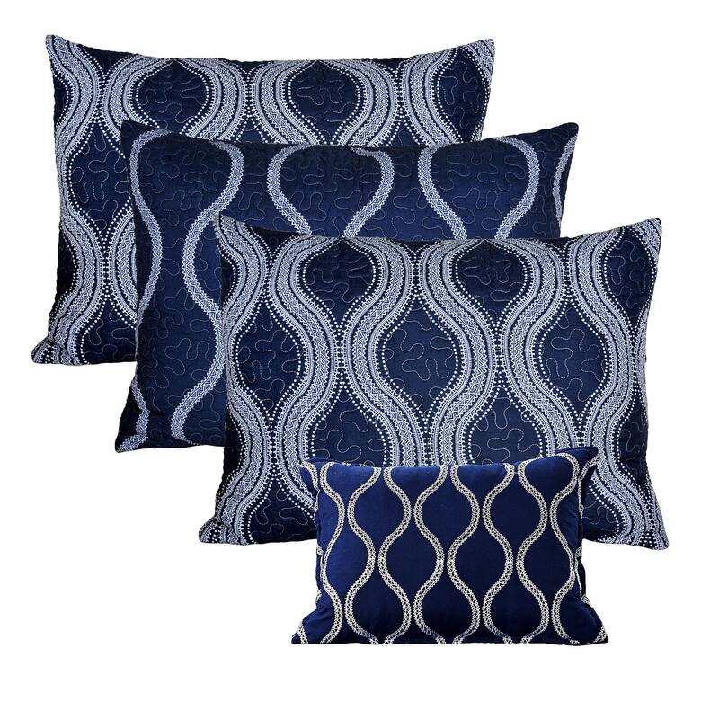 Serenta 6 Piece Cotton Blend Daybed Bedspread Coverlet Set - 75" x 39"