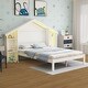 preview thumbnail 36 of 40, Wooden platform bed in house shape