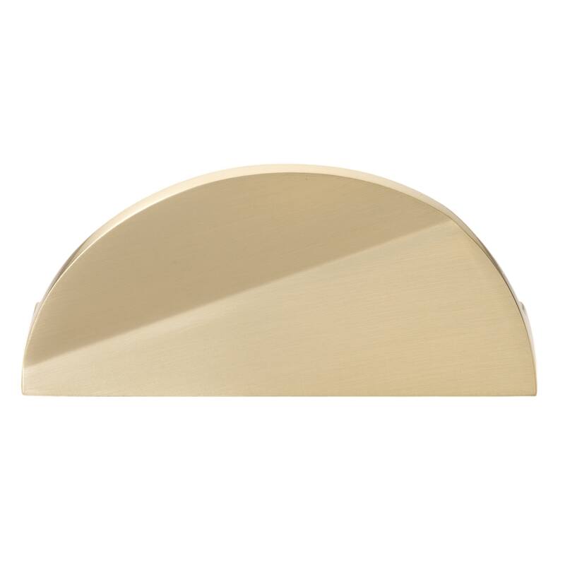 GlideRite 1.5 inch Semi Circle Drawer Cabinet Knob, 4844-CHPG