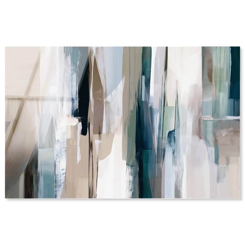 Color Columns Acrylic by Art Remedy, Ready to Hang - 36" x 24"