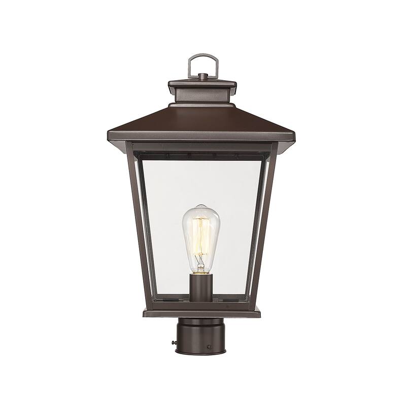 Millennium Lighting Bellmon 1 Light Outdoor Post Lantern with a Clear Glass Shade