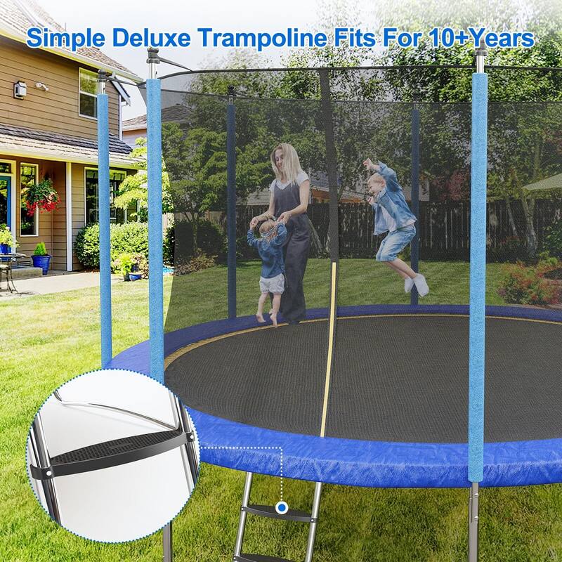 10FT 12FT 14FT 16FT Trampolines for Kids & Adults