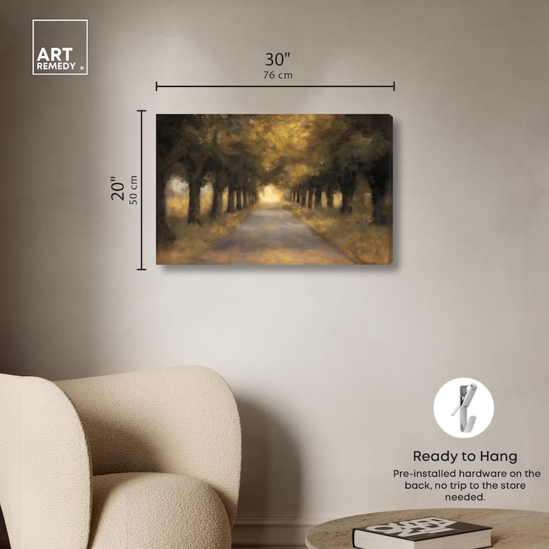 Misty Morning Canvas by Art Remedy, Gallery Wrapped