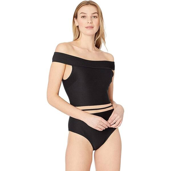 Shop Body Glove Vice Off The Shoulder One Piece Swimsuit Scandal