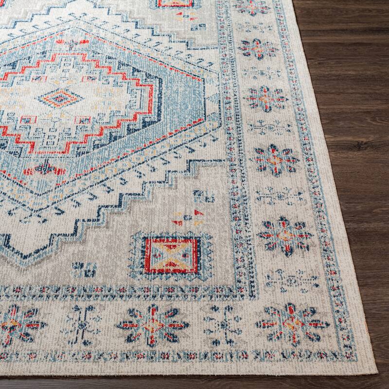 Livabliss Frenella Indoor/ Outdoor Distressed Boho Area Rug