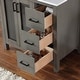 preview thumbnail 7 of 177, Altair Hadiya Bathroom Vanity with Composite Stone Countertop without Mirror