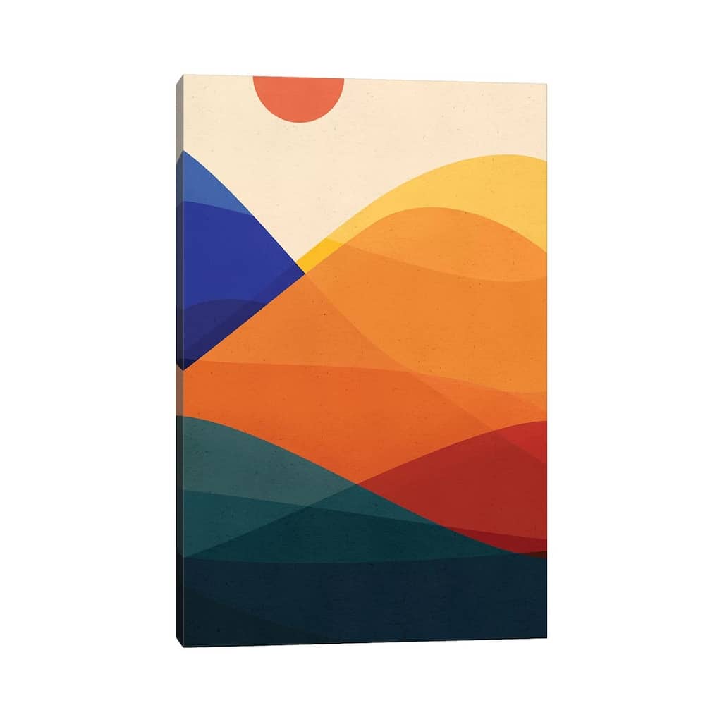 iCanvas "Meditative Mountains" by Modern Tropical Canvas Print