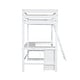 preview thumbnail 68 of 66, Loft Bed with U-shaped Writing Desk, Drawers, Storage Shelves and Stairs Loft Wooden Storage Bed for Children and Adolescents