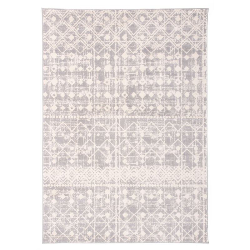 The Curated Nomad Midtown Trellis Geometric Bohemian Rug