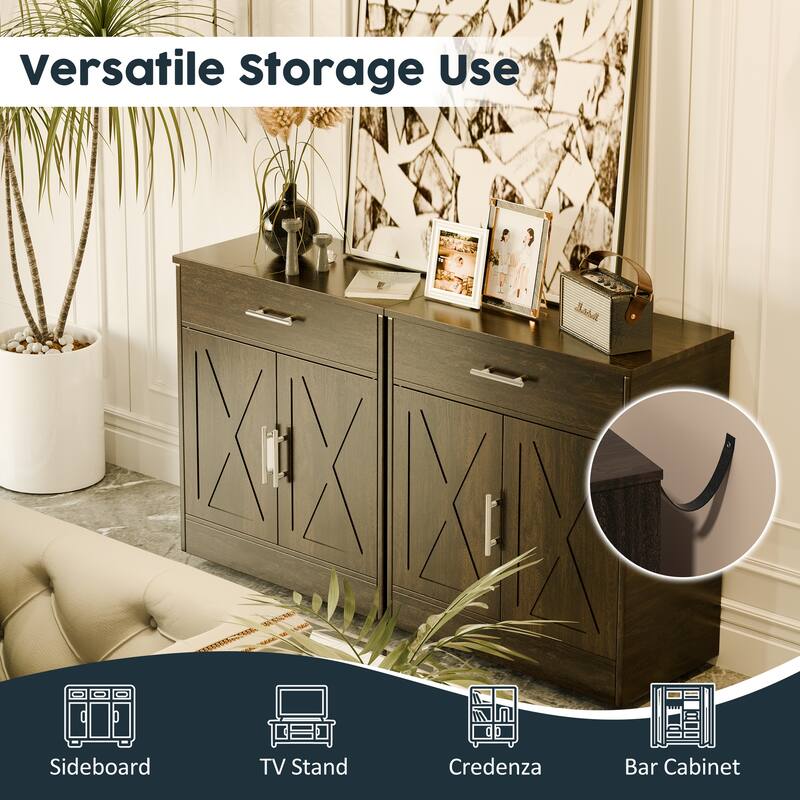 Futzca Sideboard Buffet Cabinet, Kitchen Storage Cabinet