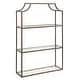 preview thumbnail 21 of 69, Kate and Laurel Ciel 4-tier Wall Shelf 21x30 - Bronze