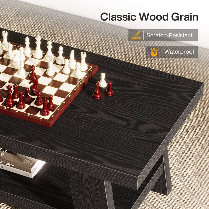 Farmhouse Coffee Table, Rectangular Center Table