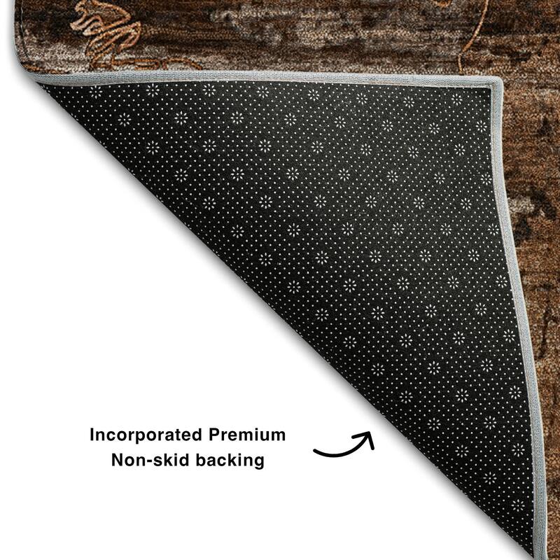 Premium Washable Super Soft Solid Abstract Mayfield Rug