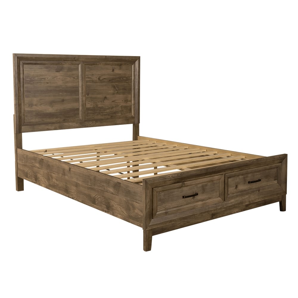 Liberty Furniture Ridgecrest Storage Bed, Dresser & Mirror, Chest, Night Stand -King, Queen