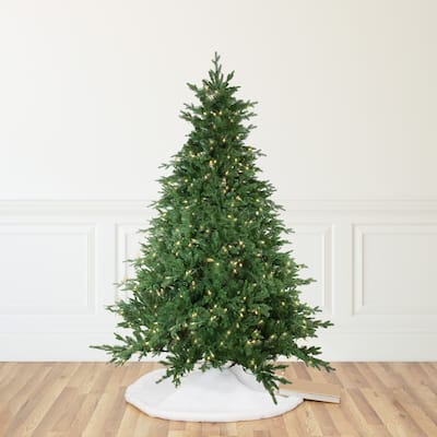 6.5' Full Minnesota Balsam Fir Artificial Christmas Tree - Clear LED - 6.5 Foot