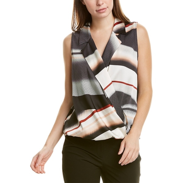 Donna Karan Surplice Top. Opens flyout.