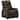 vidaXL Massage Recliner Brown Fabric - 28.7" x 35.4" x 39.4"