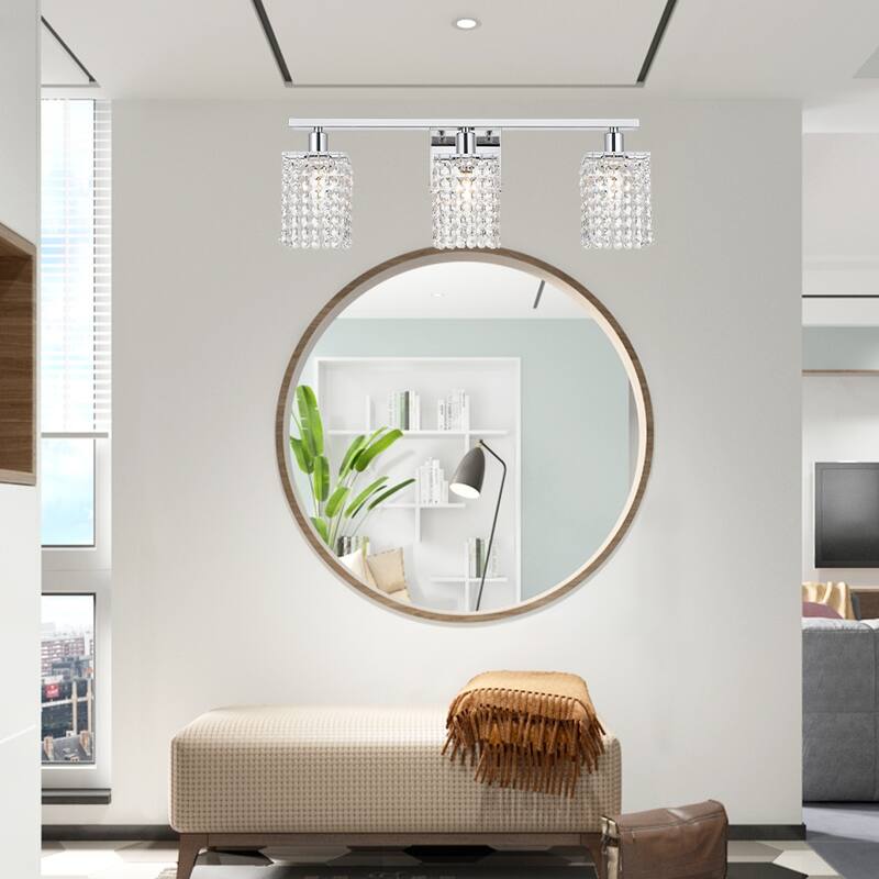 Modern Bathroom Lights with Crystal Shape