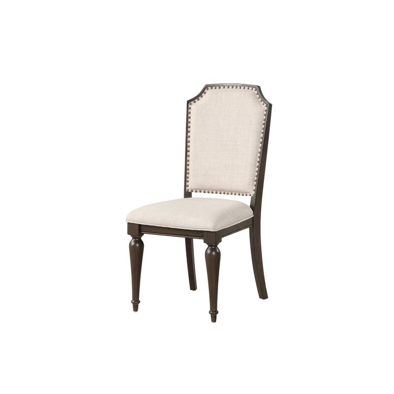 Ginger Collection 7-Piece Traditional Dining Set in Cherry Finish