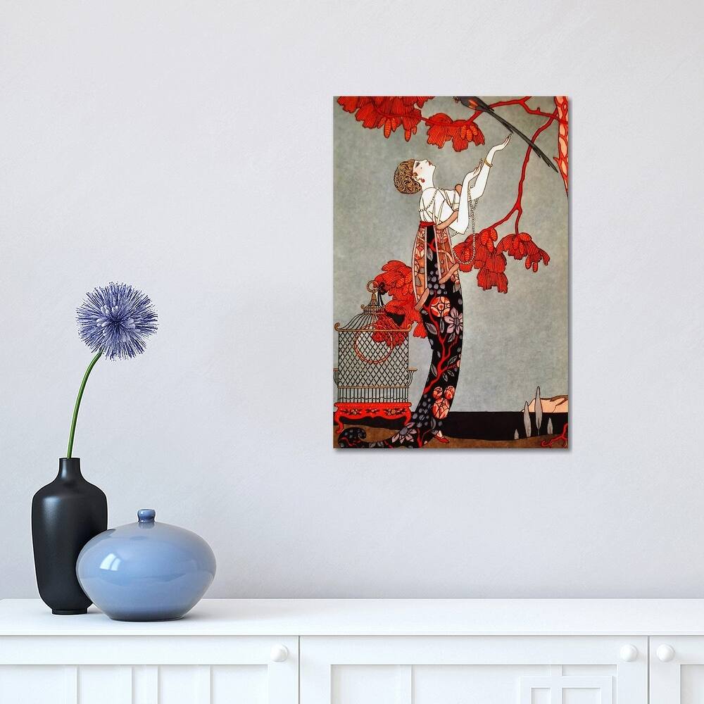 iCanvas "1914 Oriental Red" by George Barbier Canvas Print