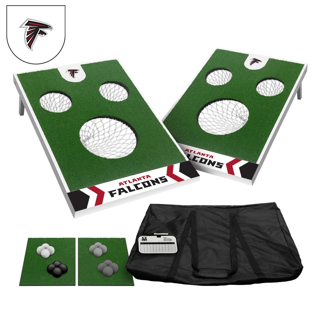 Atlanta Falcons Cornhole Wraps - Set of 2